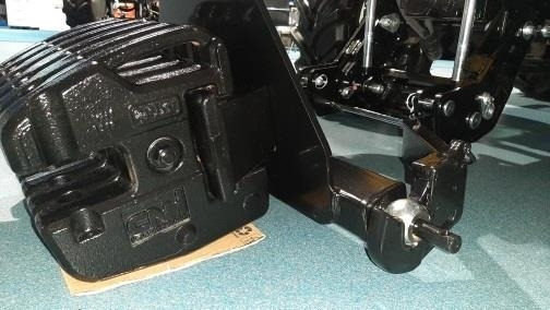 - - - 6x20 kg på 3 punkt kat. 1 ramme - Counterweight: gambar 2 - - - 6x20 kg på 3 punkt kat. 1 ramme - Counterweight: gambar 2