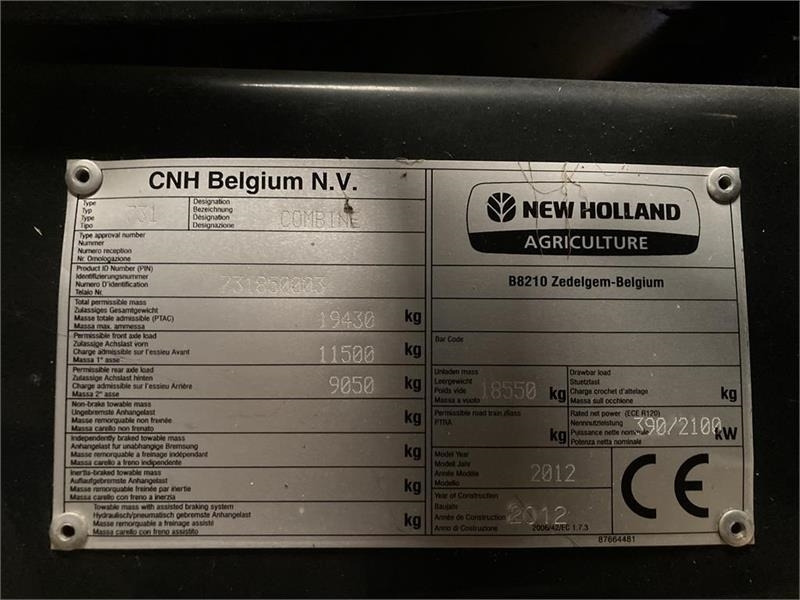 Pemanen gabungan New Holland CR9090 35 fod VF bord og 4wd mm.: gambar 7