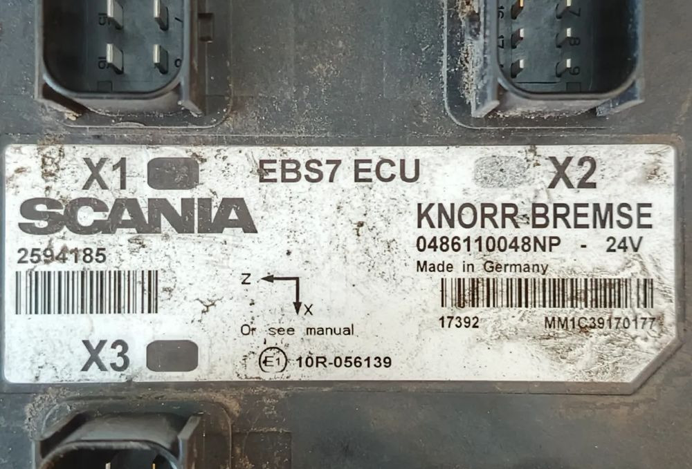 SCANIA R S STEROWNIK KOMPUTER MODUŁ EBS7 2594185 - ECU untuk Truk: gambar 2 SCANIA R S STEROWNIK KOMPUTER MODUŁ EBS7 2594185 - ECU untuk Truk: gambar 2