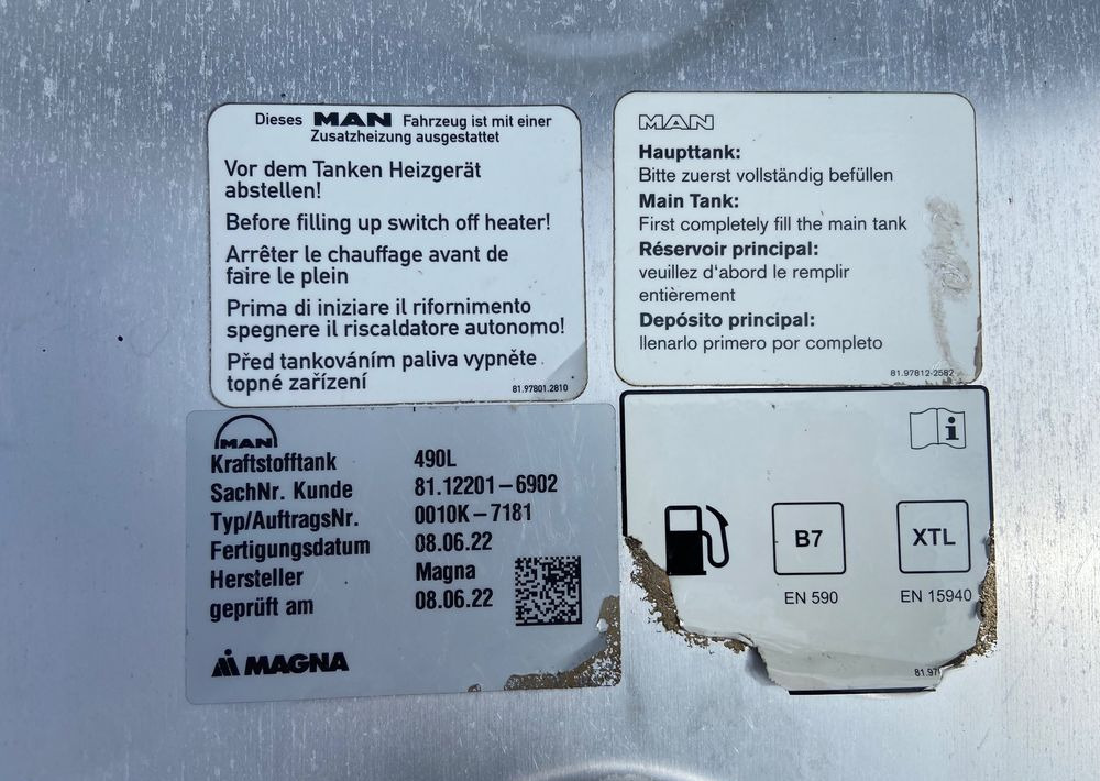 Zbiornik paliwa MAN TGX TGS 490 litrów bak - Tangki bahan bakar untuk Truk: gambar 5 Zbiornik paliwa MAN TGX TGS 490 litrów bak - Tangki bahan bakar untuk Truk: gambar 5