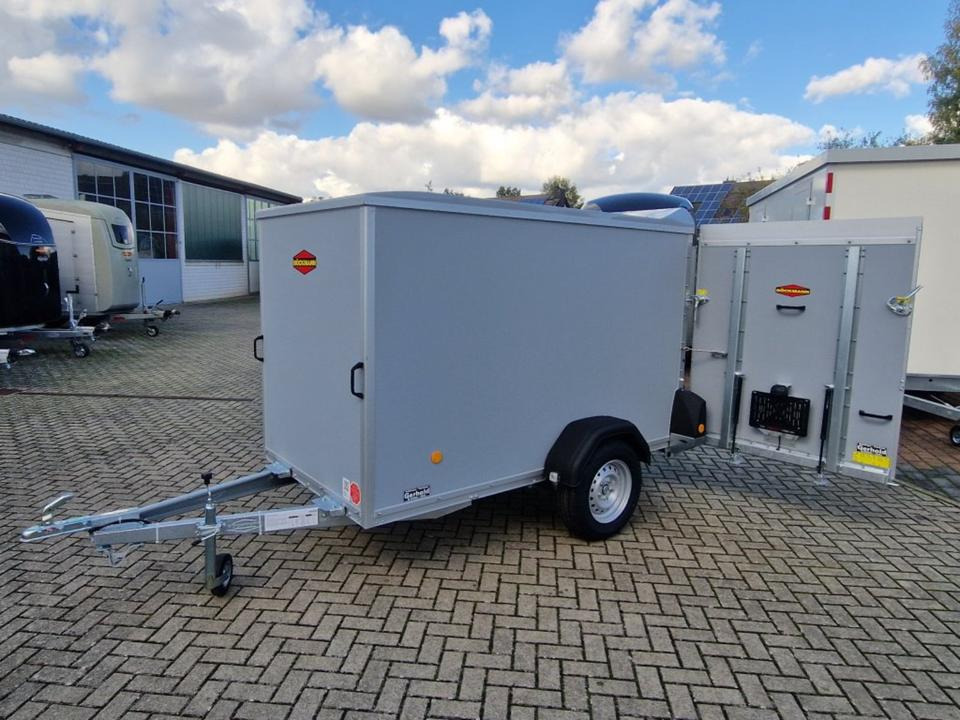 Böckmann,Kofferanhänger KT2513 F Tür-Rampe,750kg - Trailer kotak tertutup: gambar 1 Böckmann,Kofferanhänger KT2513 F Tür-Rampe,750kg - Trailer kotak tertutup: gambar 1