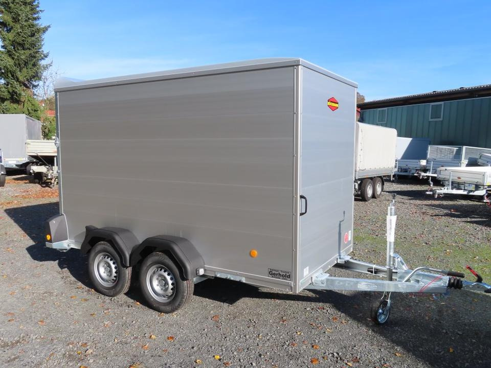 Trailer kotak tertutup Böckmann PKW Anhänger Alu Koffer KT-AL 3015/20 M F Rampe/Tür: gambar 11