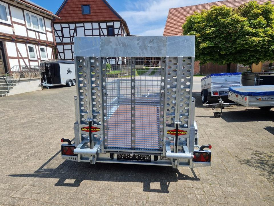 Böckmann PKW-Anhänger Maschinentransporter Gitteraufsatz 3,5t - Trailer untuk mesin konstruksi: gambar 2 Böckmann PKW-Anhänger Maschinentransporter Gitteraufsatz 3,5t - Trailer untuk mesin konstruksi: gambar 2