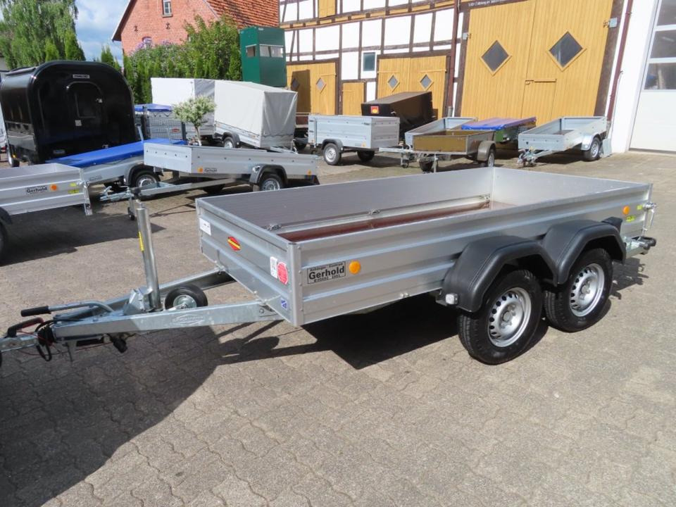 PKW-Anhänger Böckmann TL-AL 3015/20 2,0t Abstellstützen - Trailer flatbed: gambar 1 PKW-Anhänger Böckmann TL-AL 3015/20 2,0t Abstellstützen - Trailer flatbed: gambar 1