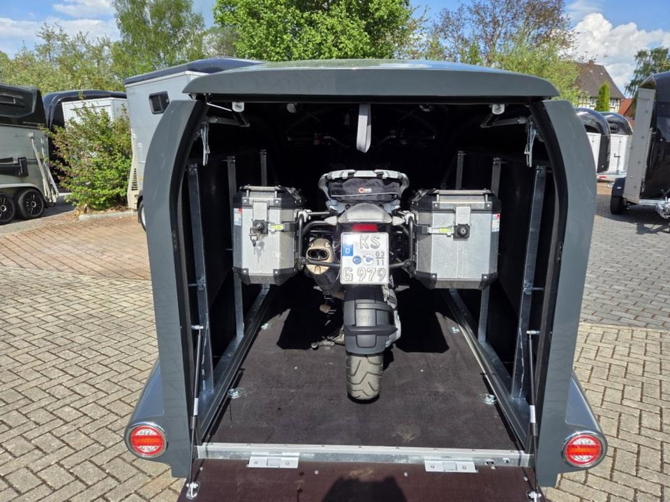 Trailer sepeda motor PKW Anhänger Motorrad Geschlossen Kofferanhänger 1000kg 100km/h: gambar 8