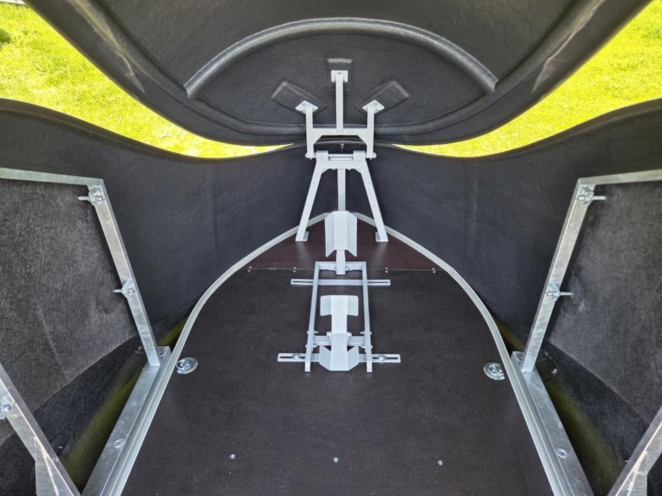 Trailer sepeda motor PKW Anhänger Motorrad Geschlossen Kofferanhänger 1000kg 100km/h: gambar 16