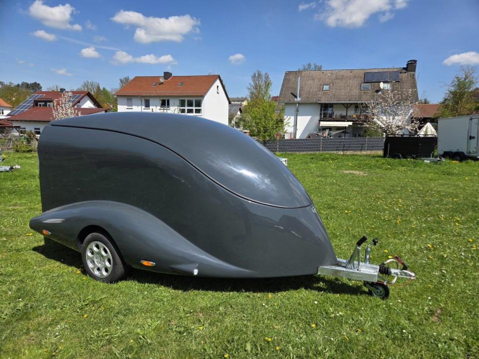 Trailer sepeda motor PKW Anhänger Motorrad Geschlossen Kofferanhänger 1000kg 100km/h: gambar 14