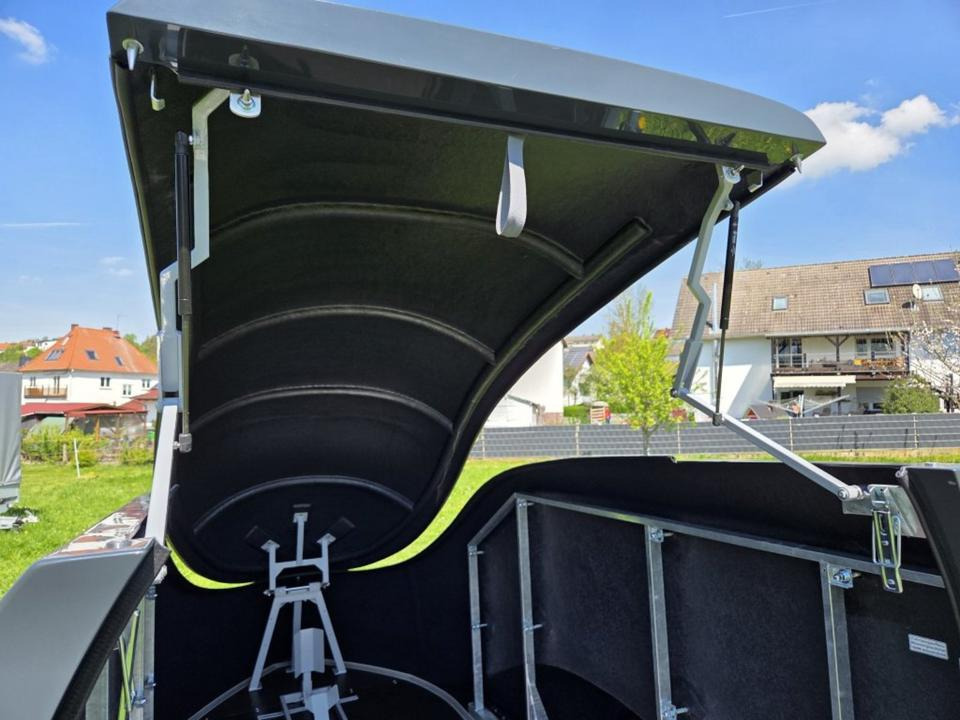 Trailer sepeda motor PKW Anhänger Motorrad Geschlossen Kofferanhänger 1000kg 100km/h: gambar 18