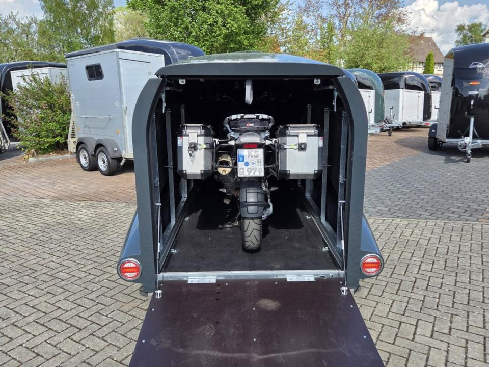 Trailer sepeda motor PKW Anhänger Motorrad Geschlossen Kofferanhänger 1000kg 100km/h: gambar 14