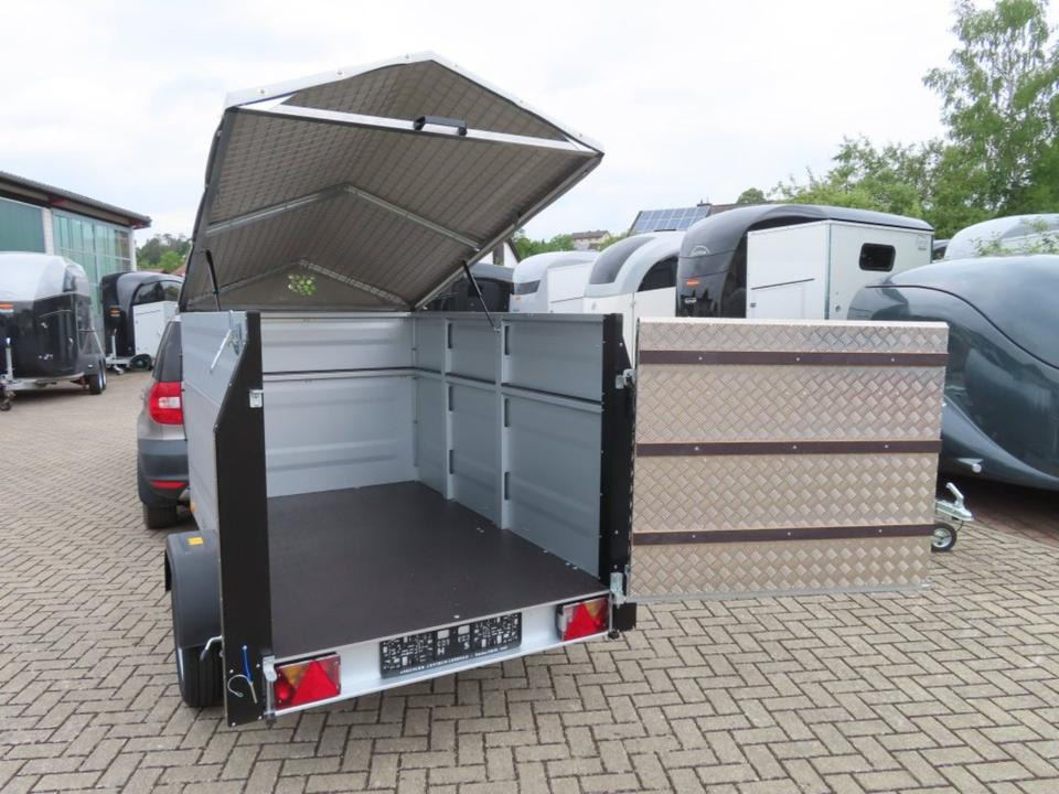 TPV Kleinviehanhänger 1,0t Flügeltür Viehanhänger Ziegen Schafe - Trailer pengangkut hewan: gambar 2 TPV Kleinviehanhänger 1,0t Flügeltür Viehanhänger Ziegen Schafe - Trailer pengangkut hewan: gambar 2
