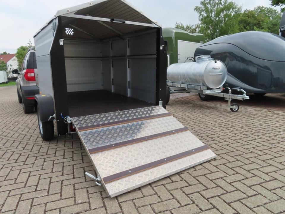 TPV Kleinviehanhänger 750kg Flügeltür Viehanhänger Ziegen Schafe - Trailer pengangkut hewan: gambar 4 TPV Kleinviehanhänger 750kg Flügeltür Viehanhänger Ziegen Schafe - Trailer pengangkut hewan: gambar 4