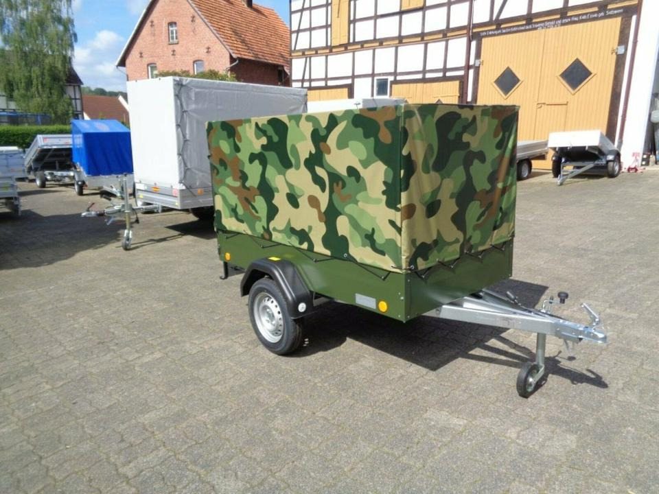 TPV PKW-Anhänger Plane und Spriegel 750 kg, Camouflage - Trailer mobil: gambar 2 TPV PKW-Anhänger Plane und Spriegel 750 kg, Camouflage - Trailer mobil: gambar 2