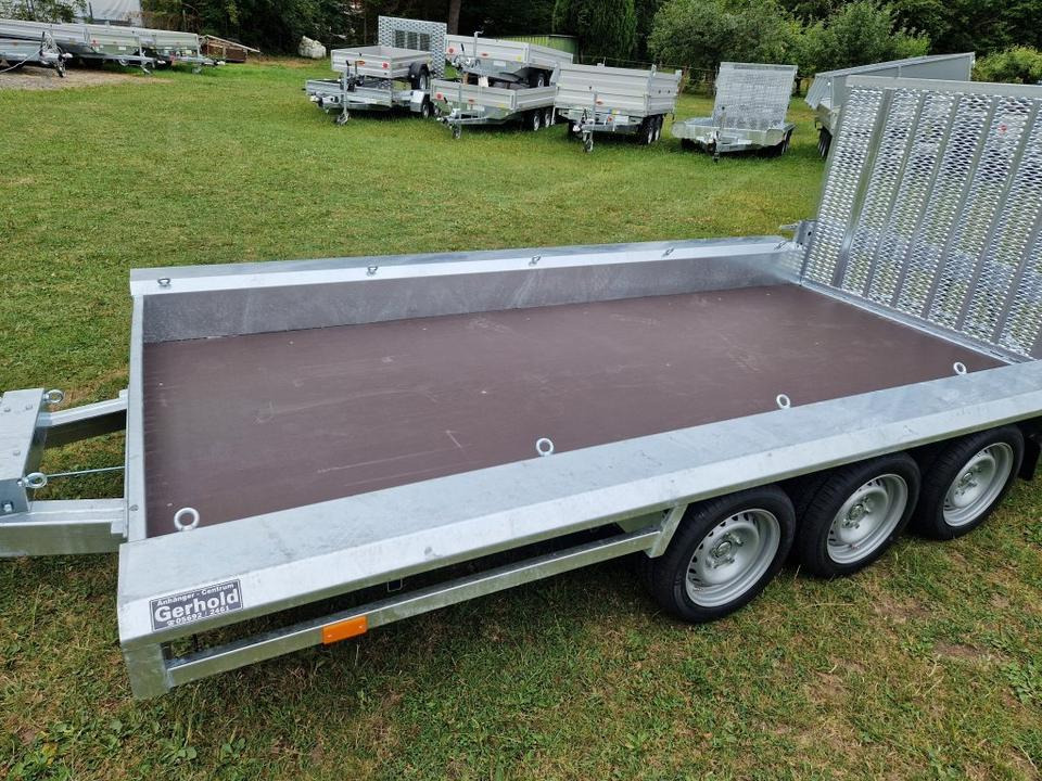 Tridem Maschinentransporter 3,5t, PKW-Anhänger 4,8 x 1,8m - Trailer untuk mesin konstruksi: gambar 3 Tridem Maschinentransporter 3,5t, PKW-Anhänger 4,8 x 1,8m - Trailer untuk mesin konstruksi: gambar 3