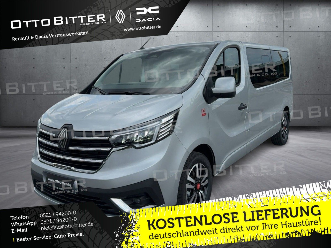 Renault Trafic Grand RED EDITION L2H1 dCi150 9-SITZE ALU - Van penumpang: gambar 1 Renault Trafic Grand RED EDITION L2H1 dCi150 9-SITZE ALU - Van penumpang: gambar 1