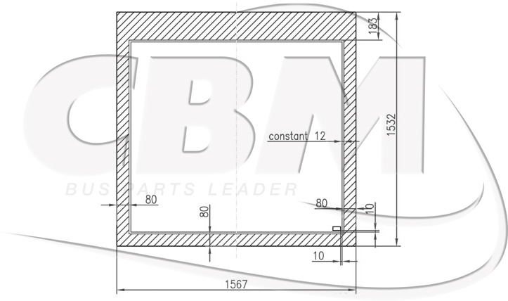 CBM OEM SIDE BAY WINDOW - WABCO (9617230120) - Jendela dan bagian untuk Bus: gambar 1 CBM OEM SIDE BAY WINDOW - WABCO (9617230120) - Jendela dan bagian untuk Bus: gambar 1