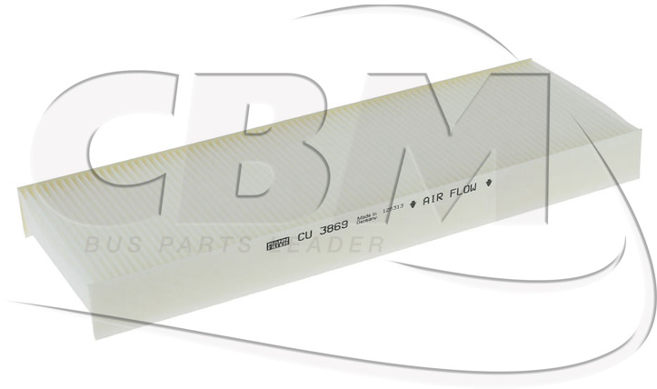 MANN FILTER CABIN AIR FILTER - WABCO ISRI (4613070022 | 4259401) - Filter kabin untuk Bus: gambar 1 MANN FILTER CABIN AIR FILTER - WABCO ISRI (4613070022 | 4259401) - Filter kabin untuk Bus: gambar 1