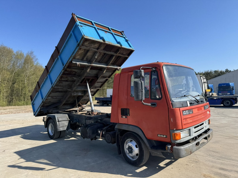 DAF 45 ATI 160 (FULL STEEL SUSPENSION / MANUAL PUMP / EURO 2) - Truk jungkit: gambar 3 DAF 45 ATI 160 (FULL STEEL SUSPENSION / MANUAL PUMP / EURO 2) - Truk jungkit: gambar 3