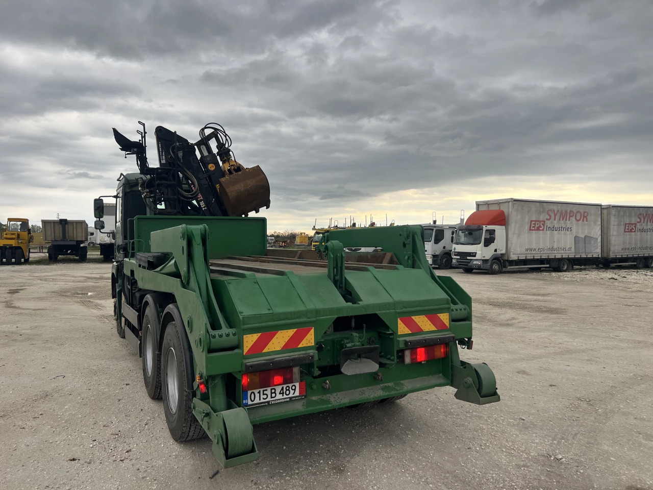 Man Tga 6х4, Кран-Z, Мултилифт - Truk skip loader, Truk derek: gambar 4 Man Tga 6х4, Кран-Z, Мултилифт - Truk skip loader, Truk derek: gambar 4