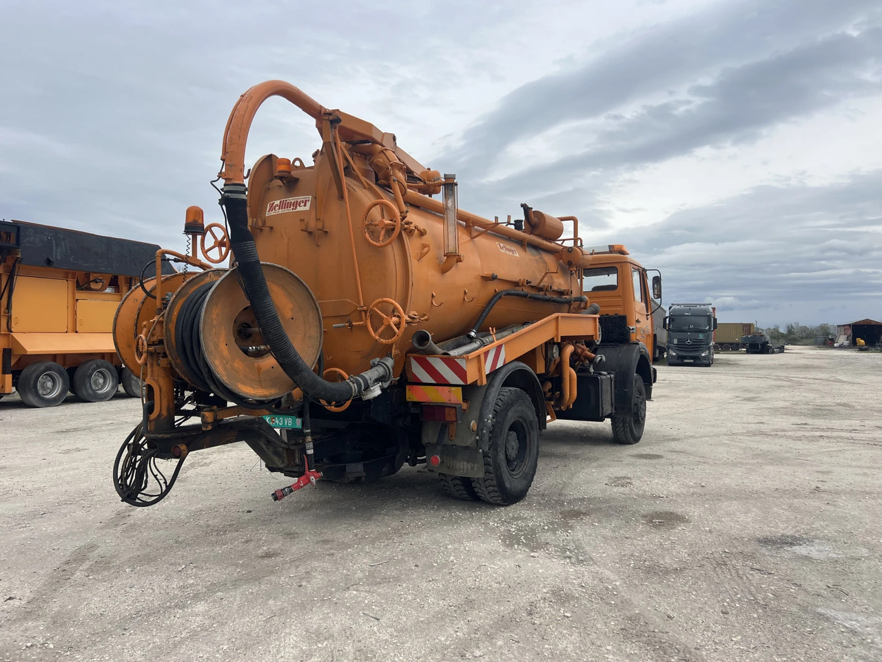 Truk vakum Mercedes-Benz 1928 4x4, ВОМА, Две камери, Внос ,: gambar 6