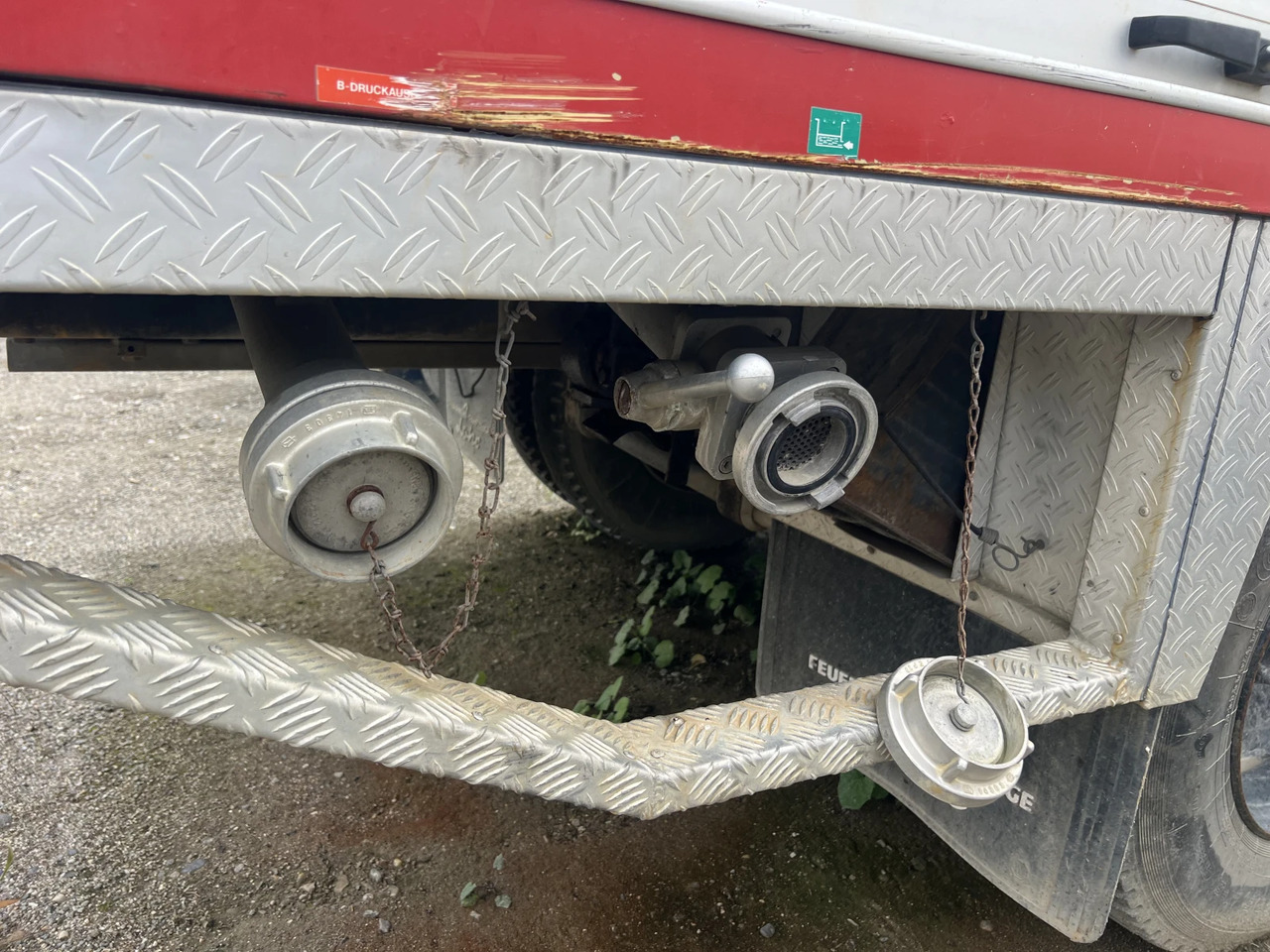 Truk pemadam kebakaran Steyr 791 4х4, 27000 км.Водоноска, FEUERWEHR,: gambar 7