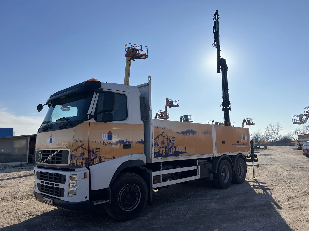 Volvo Fh 12 6х6, Кран, Нов внос - Truk flatbed, Truk derek: gambar 2 Volvo Fh 12 6х6, Кран, Нов внос - Truk flatbed, Truk derek: gambar 2