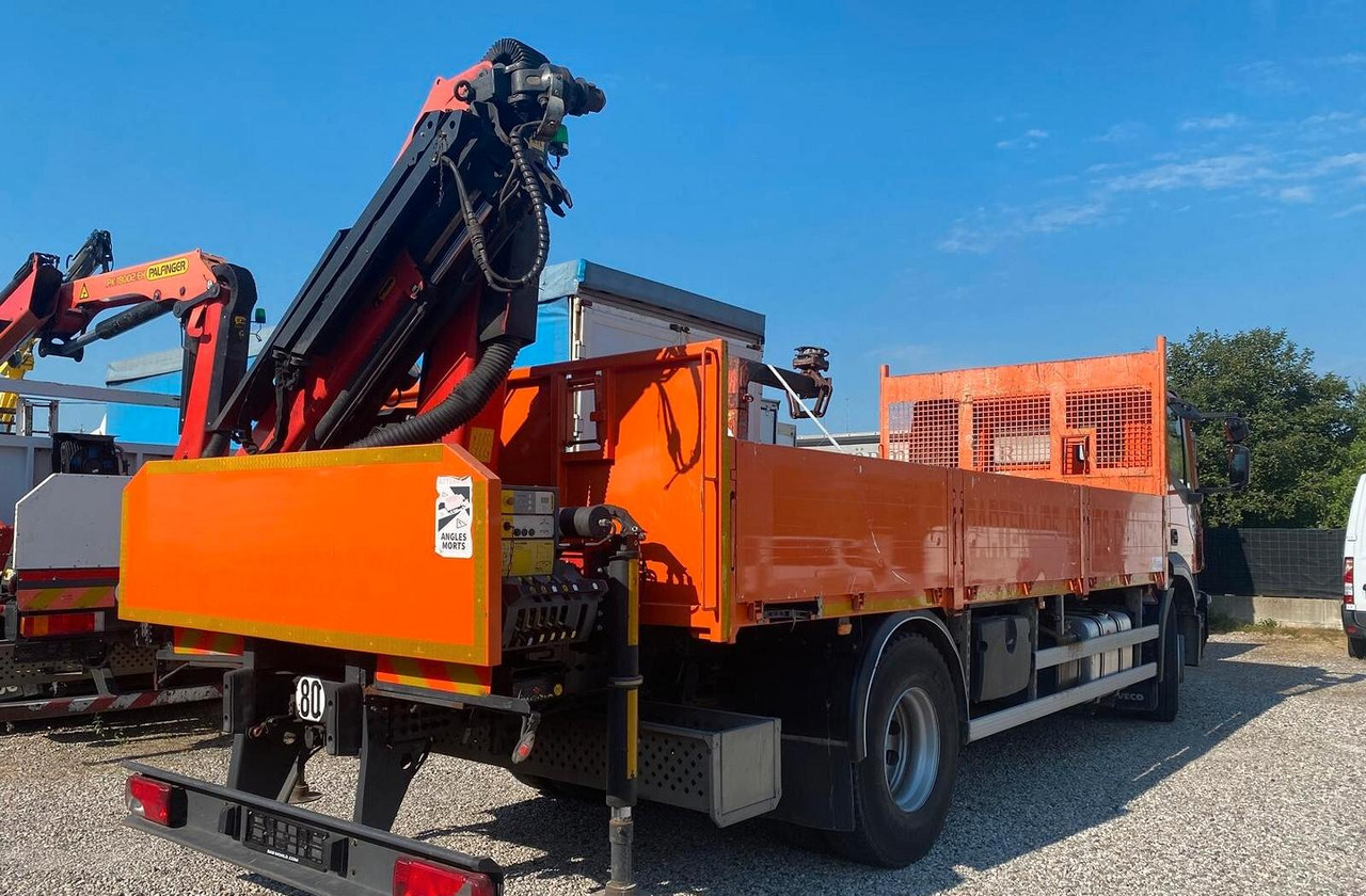 IVECO STRALIS 310 2018 CASSONE FISSO E GRU PALFING - Truk flatbed, Truk derek: gambar 3 IVECO STRALIS 310 2018 CASSONE FISSO E GRU PALFING - Truk flatbed, Truk derek: gambar 3