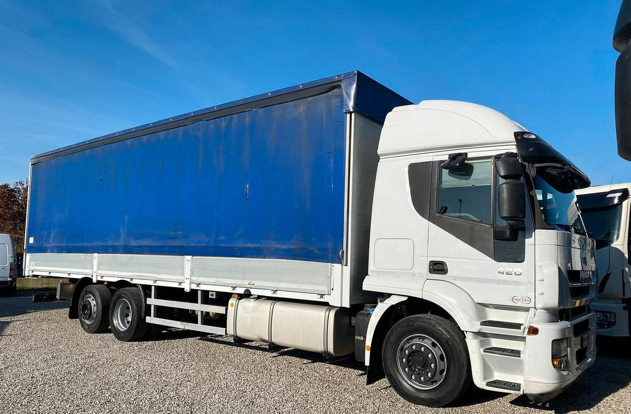 IVECO STRALIS 420 2008 CASSONE CENTINATO - Truk dengan terpal samping: gambar 3 IVECO STRALIS 420 2008 CASSONE CENTINATO - Truk dengan terpal samping: gambar 3
