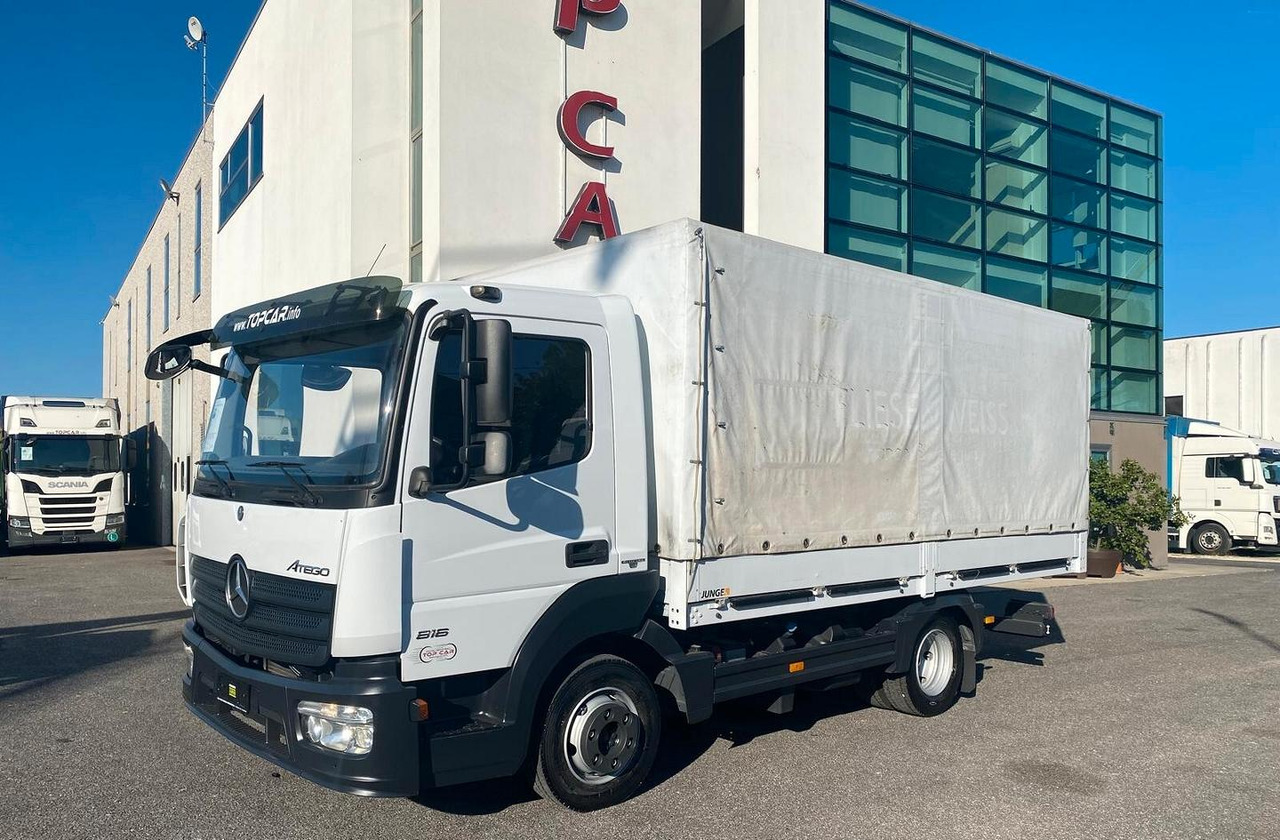 MERCEDES 816 ATEGO CASSONE CENTINATO - Truk dengan terpal samping: gambar 2 MERCEDES 816 ATEGO CASSONE CENTINATO - Truk dengan terpal samping: gambar 2