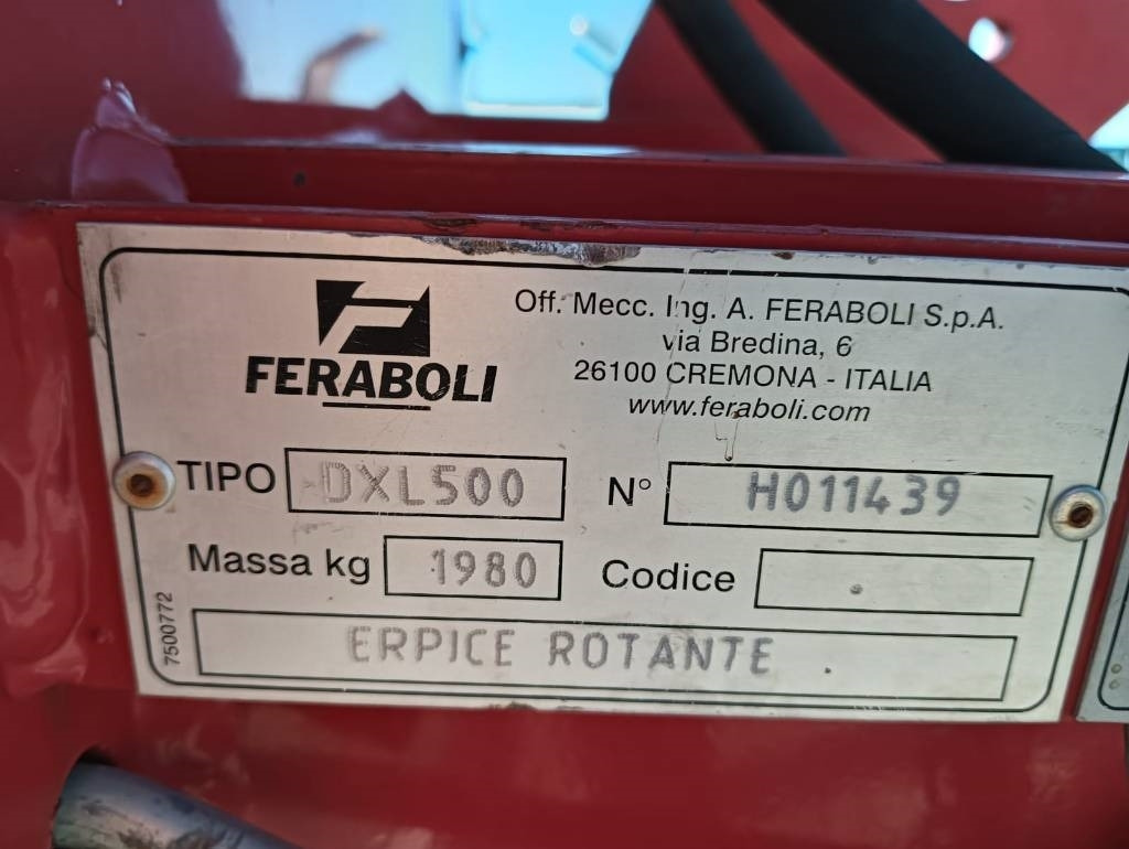 Feraboli DXL500 - Rotavator: gambar 5 Feraboli DXL500 - Rotavator: gambar 5