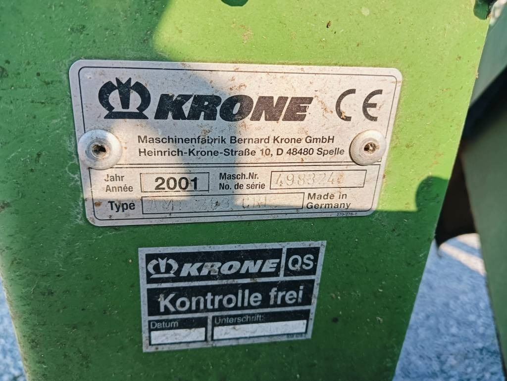 Krone AMT 283 CRI - Mesin pemotong padang rumput: gambar 3 Krone AMT 283 CRI - Mesin pemotong padang rumput: gambar 3