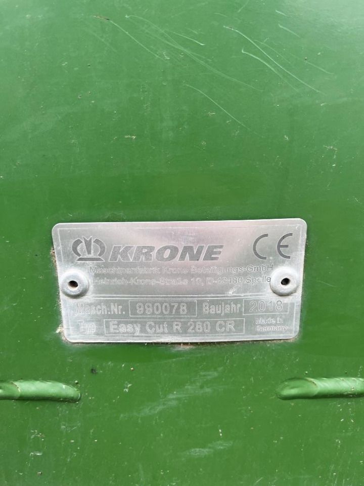 Krone easy cut 280 CR - Mesin pemotong padang rumput: gambar 2 Krone easy cut 280 CR - Mesin pemotong padang rumput: gambar 2