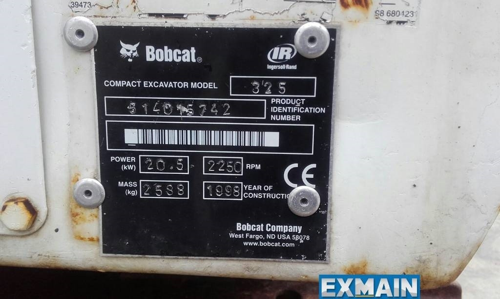 Bobcat X 325 - Ekskavator mini: gambar 5 Bobcat X 325 - Ekskavator mini: gambar 5