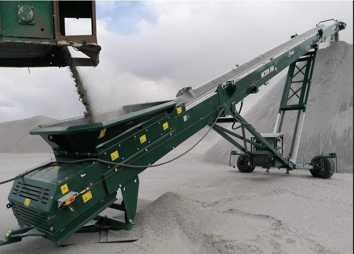 80Ft Heavy Duty Radial Conveyor - Konveyor: gambar 1 80Ft Heavy Duty Radial Conveyor - Konveyor: gambar 1