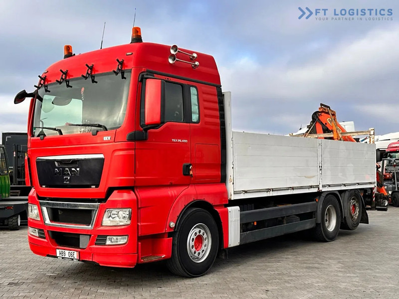 MAN TGX 26.480 Ciężarówka burtowa MAN TGX 26.480 6X2 / PALFINGER PK9002-EH B Crane / 80% Michelin Tire Dodać do ulubionych - Truk derek: gambar 3 MAN TGX 26.480 Ciężarówka burtowa MAN TGX 26.480 6X2 / PALFINGER PK9002-EH B Crane / 80% Michelin Tire Dodać do ulubionych - Truk derek: gambar 3