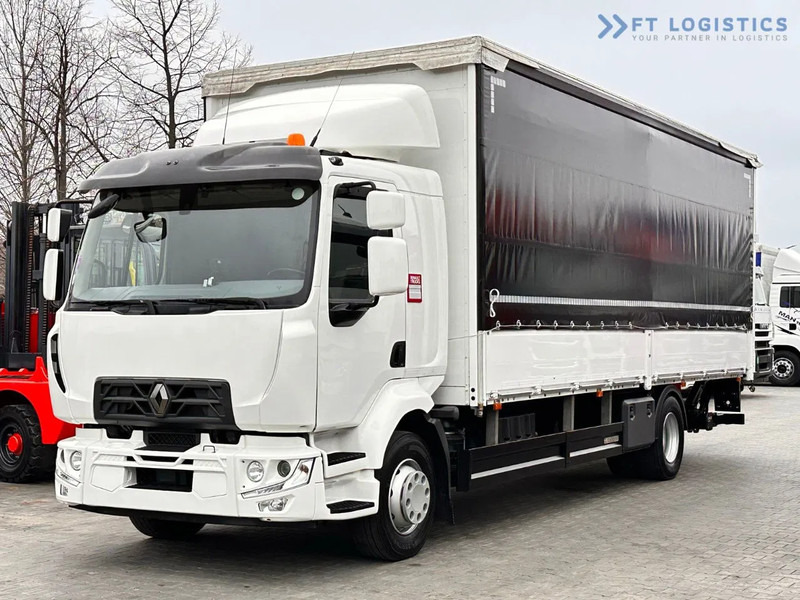 Renault Midlum 250 Renault D 250 / AUTOMATIC / 4X2 / 18 PALLETS / TAIL LIFT / SIDE BOARDS / curtainsider truck - Truk dengan terpal samping: gambar 2 Renault Midlum 250 Renault D 250 / AUTOMATIC / 4X2 / 18 PALLETS / TAIL LIFT / SIDE BOARDS / curtainsider truck - Truk dengan terpal samping: gambar 2