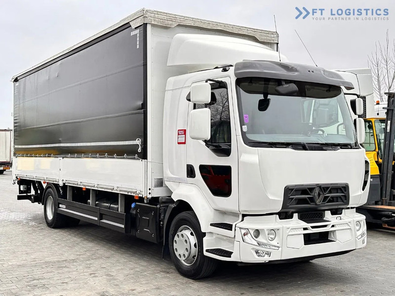 Truk dengan terpal samping Renault Midlum 250 Renault D 250 / AUTOMATIC / 4X2 / 18 PALLETS / TAIL LIFT / SIDE BOARDS / curtainsider truck: gambar 8