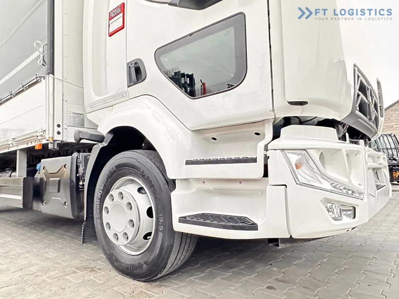 Truk dengan terpal samping Renault Midlum 250 Renault D 250 / AUTOMATIC / 4X2 / 18 PALLETS / TAIL LIFT / SIDE BOARDS / curtainsider truck: gambar 9