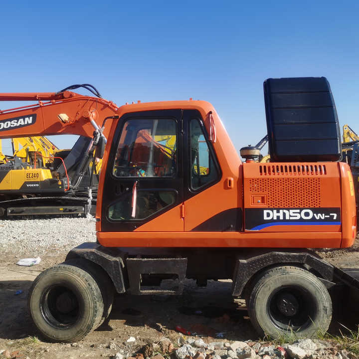 Used Digger Doosan Dh150w-7 Construction Machinery Construction Digger Used Doosan Dh150w-7 Cheap Excavator - Ekskavator perayap: gambar 1 Used Digger Doosan Dh150w-7 Construction Machinery Construction Digger Used Doosan Dh150w-7 Cheap Excavator - Ekskavator perayap: gambar 1