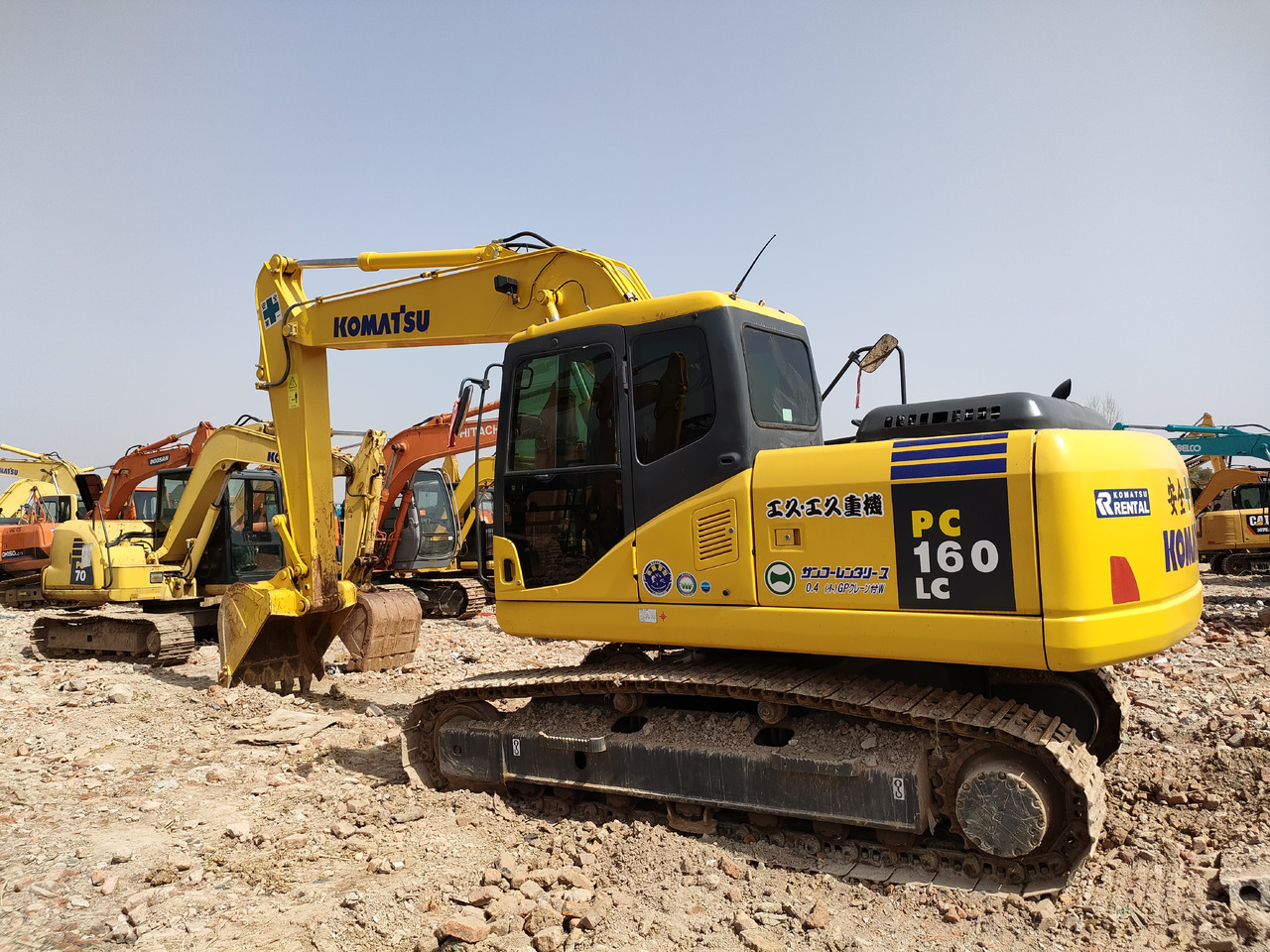 KOMATSU PC160-7 - Ekskavator perayap: gambar 1 KOMATSU PC160-7 - Ekskavator perayap: gambar 1