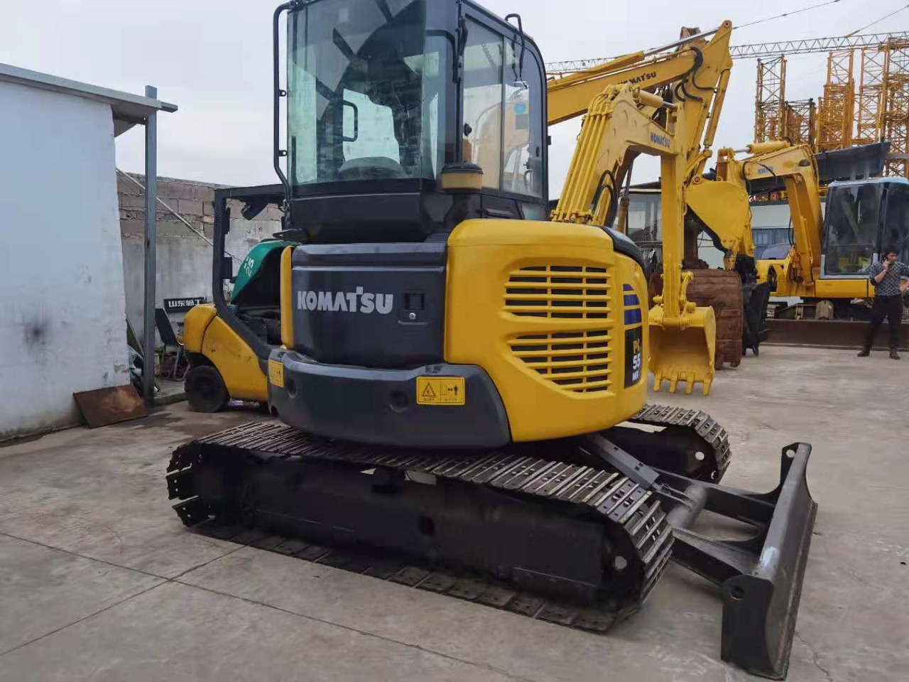 KOMATSU PC55 - Ekskavator perayap: gambar 1 KOMATSU PC55 - Ekskavator perayap: gambar 1