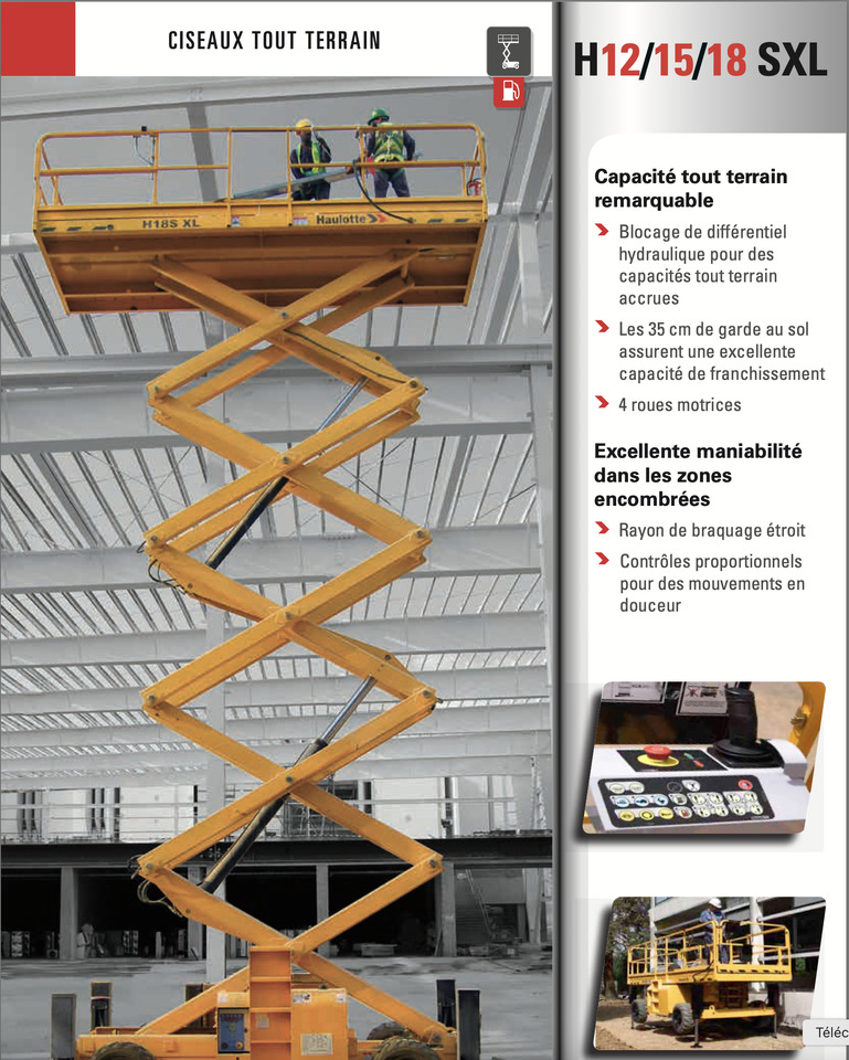 Scissor lifts HAULOTTE H12SXL: gambar 39