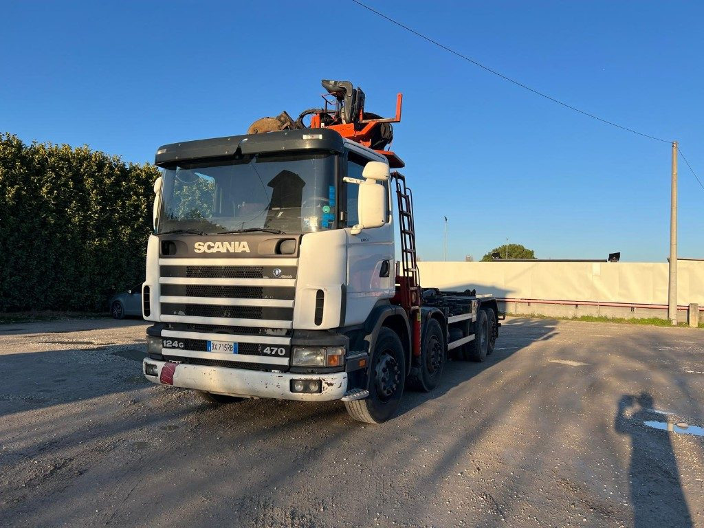 SCANIA CV R124 SCARRABILE CON GRU E POLIPO - Hook lift: gambar 3 SCANIA CV R124 SCARRABILE CON GRU E POLIPO - Hook lift: gambar 3