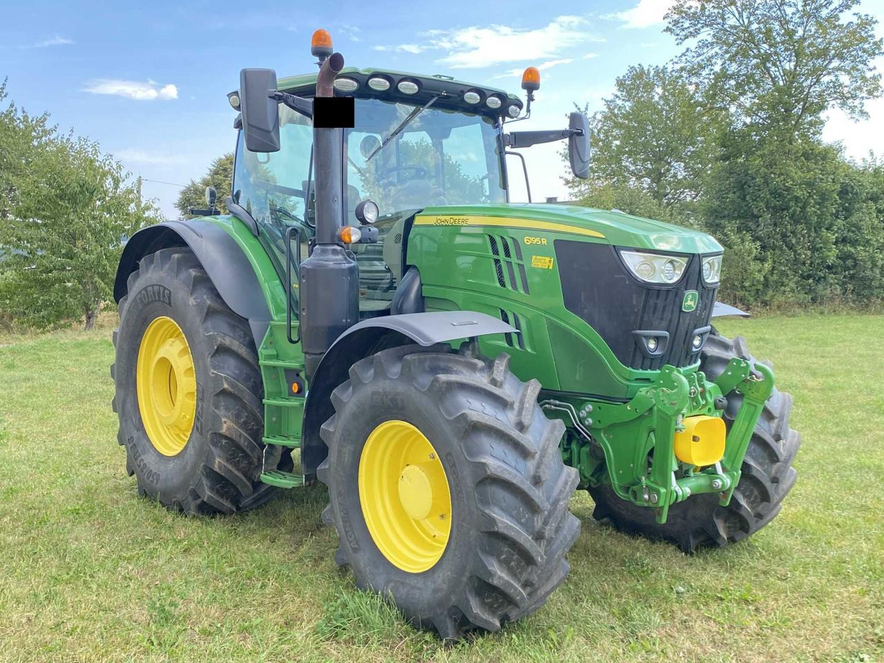 John Deere 6195 R Vollausrüstun - Traktor: gambar 2 John Deere 6195 R Vollausrüstun - Traktor: gambar 2