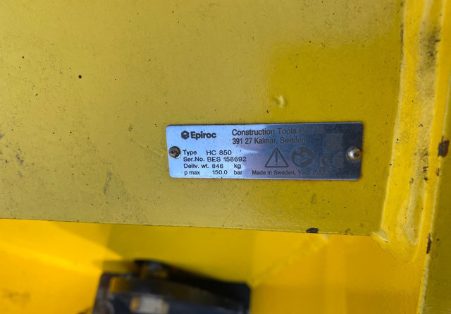 Atlas Copco HC 850 - Pelat getar, Lampiran: gambar 4 Atlas Copco HC 850 - Pelat getar, Lampiran: gambar 4