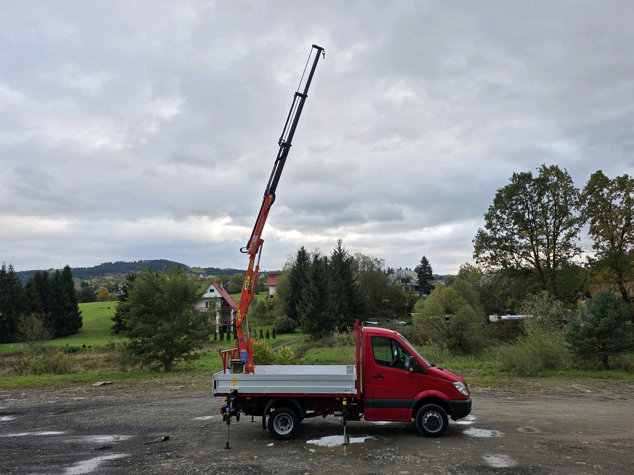 Mercedes-Benz Sprinter 418 CDI Skrzynia +HDS 10.5 M +Pilot ! 87000km ! - Van flatbed: gambar 5 Mercedes-Benz Sprinter 418 CDI Skrzynia +HDS 10.5 M +Pilot ! 87000km ! - Van flatbed: gambar 5