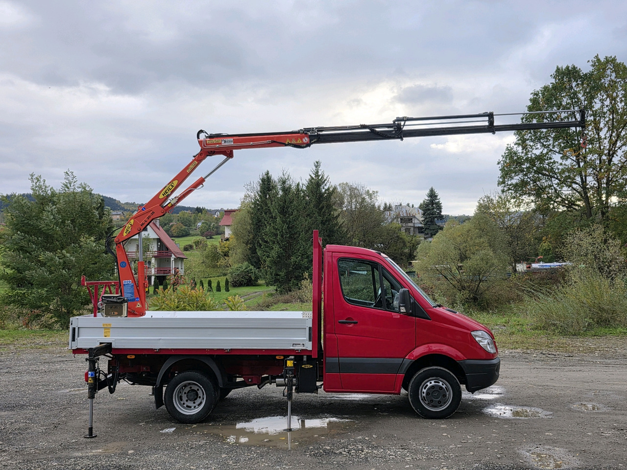 Mercedes-Benz Sprinter 418 CDI Skrzynia +HDS 10.5 M +Pilot ! 87000km ! - Van flatbed: gambar 3 Mercedes-Benz Sprinter 418 CDI Skrzynia +HDS 10.5 M +Pilot ! 87000km ! - Van flatbed: gambar 3