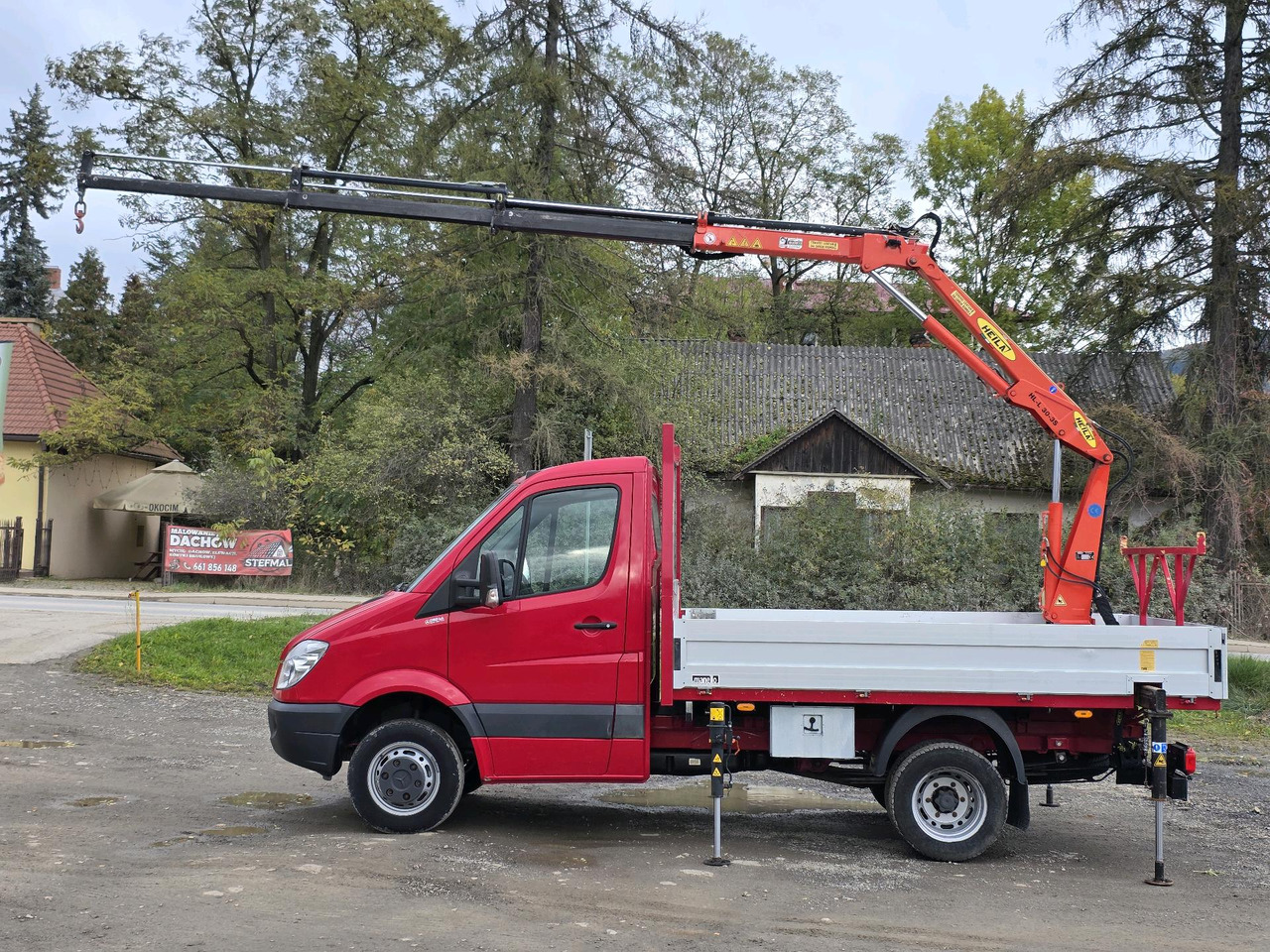 Mercedes-Benz Sprinter 418 CDI Skrzynia +HDS 10.5 M +Pilot ! 87000km ! - Van flatbed: gambar 4 Mercedes-Benz Sprinter 418 CDI Skrzynia +HDS 10.5 M +Pilot ! 87000km ! - Van flatbed: gambar 4