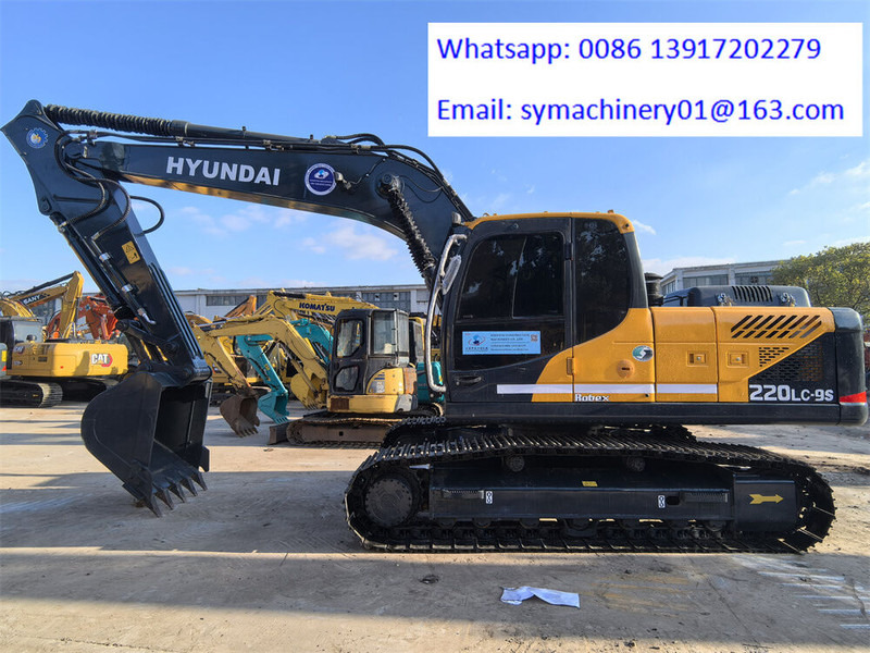 Hyundai R220LC-9S - Ekskavator perayap: gambar 1 Hyundai R220LC-9S - Ekskavator perayap: gambar 1