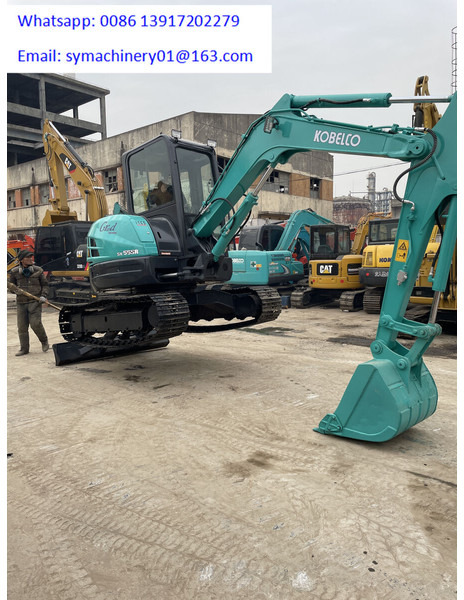 Kobelco SK55SR - Ekskavator mini: gambar 1 Kobelco SK55SR - Ekskavator mini: gambar 1