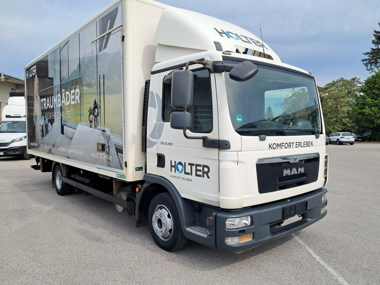 MAN TGL 8.180 Koffer mit LBW | Klima | Diff. | Tempo - Truk box: gambar 2 MAN TGL 8.180 Koffer mit LBW | Klima | Diff. | Tempo - Truk box: gambar 2
